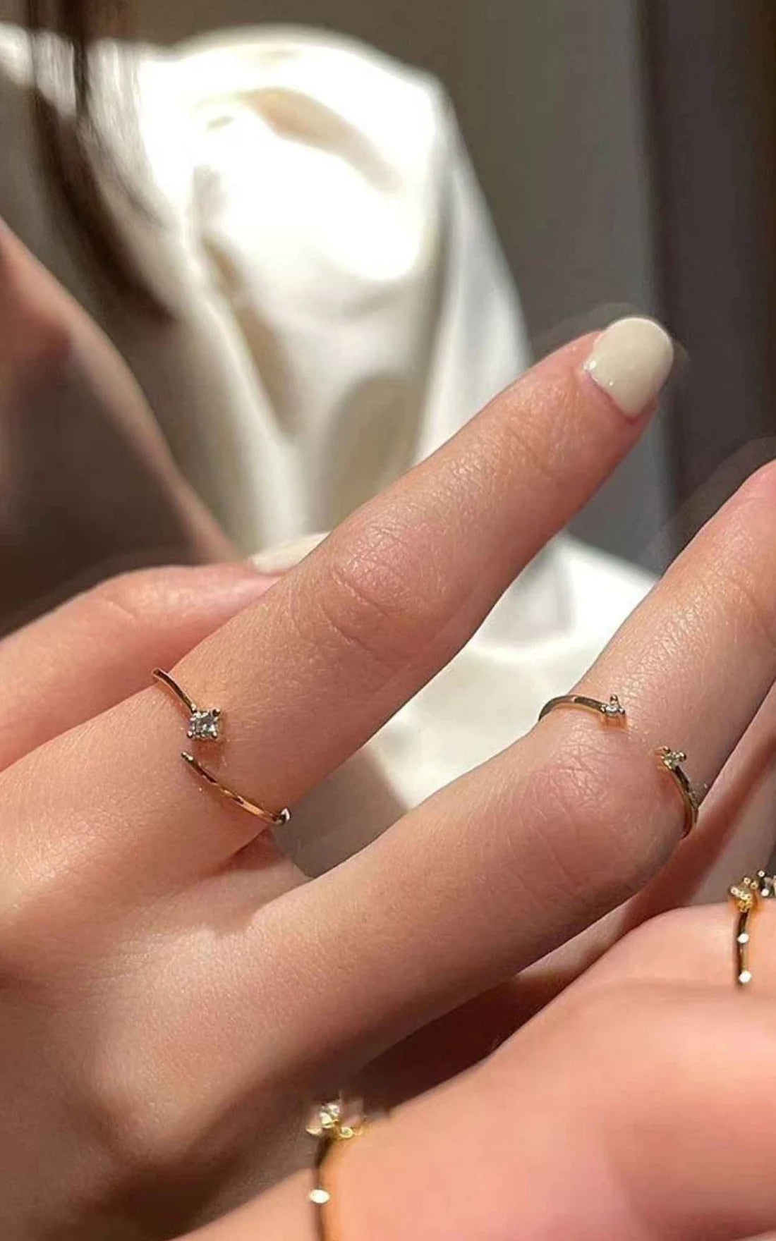 Stack of 2 Minimalist Ring