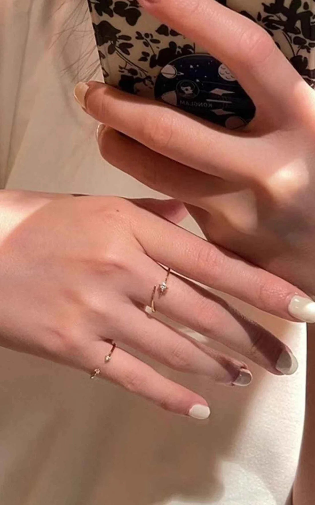 Stack of 2 Minimalist Ring