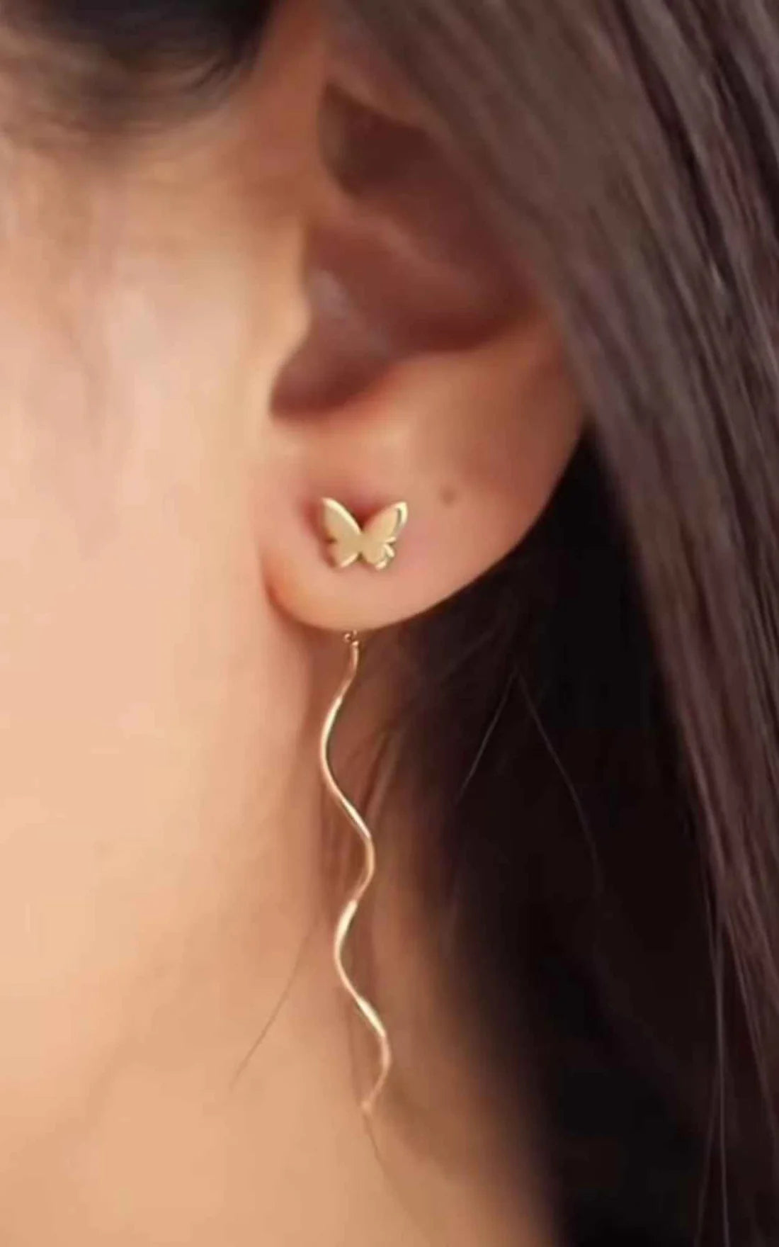 Butterfly Chain Earrings