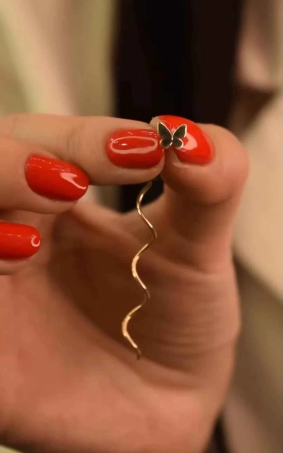 Butterfly Chain Earrings