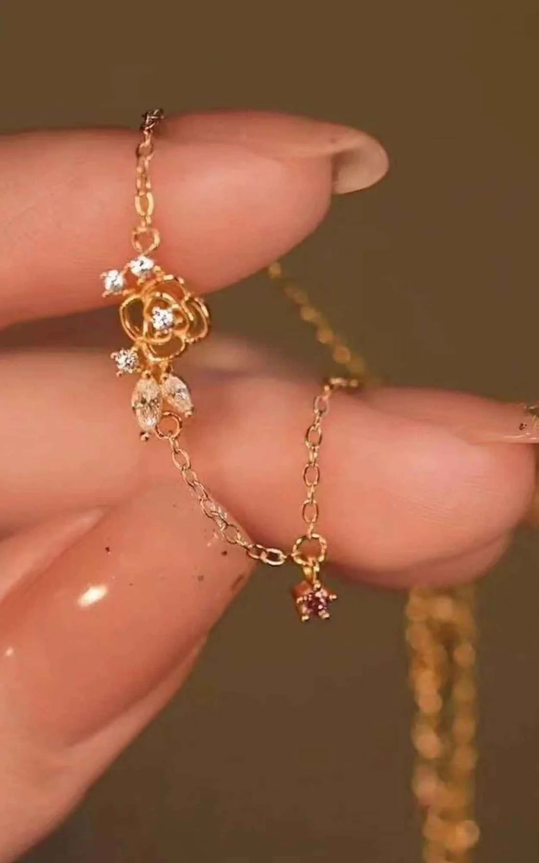 Rose Marquise Bracelet