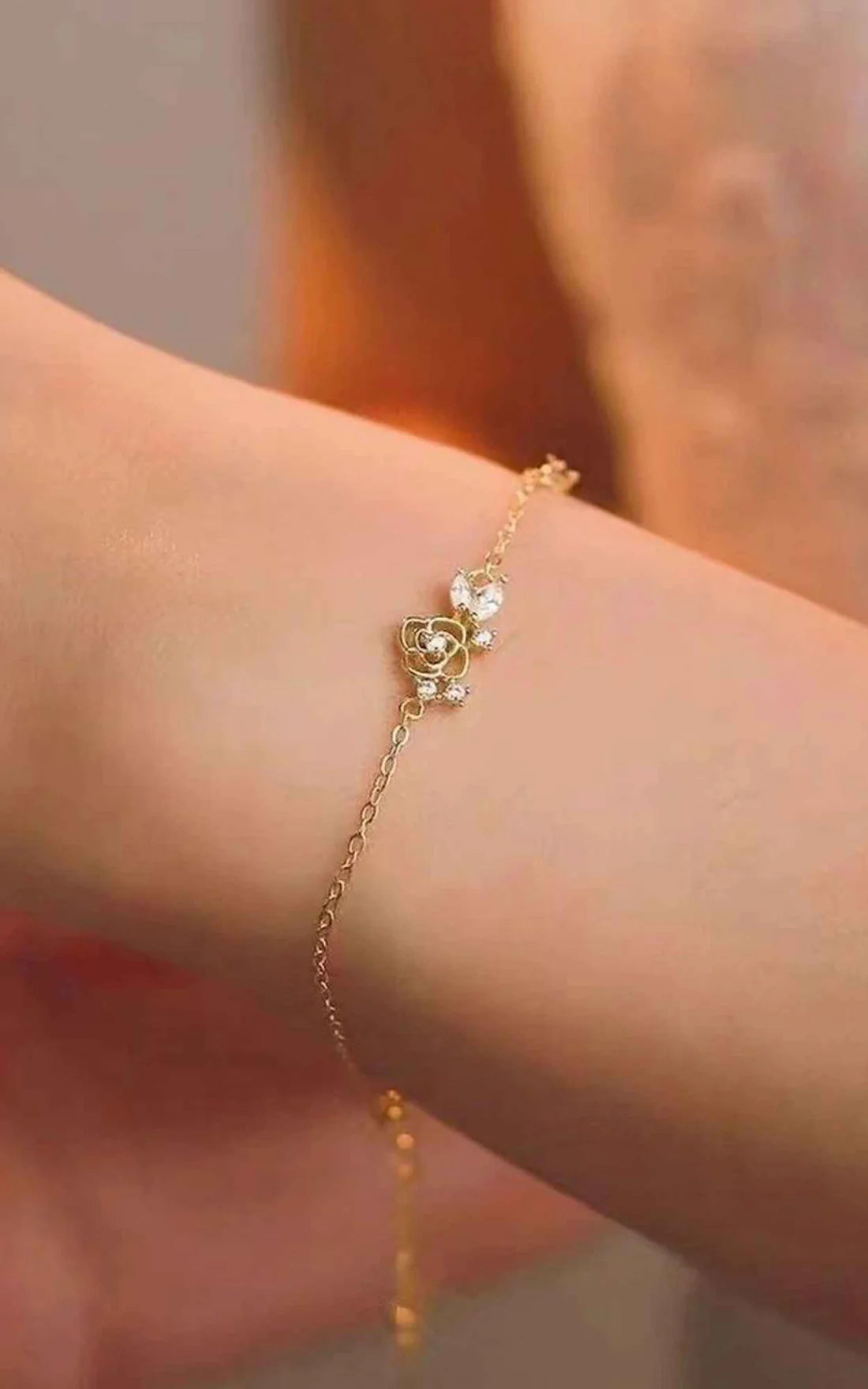 Rose Marquise Bracelet