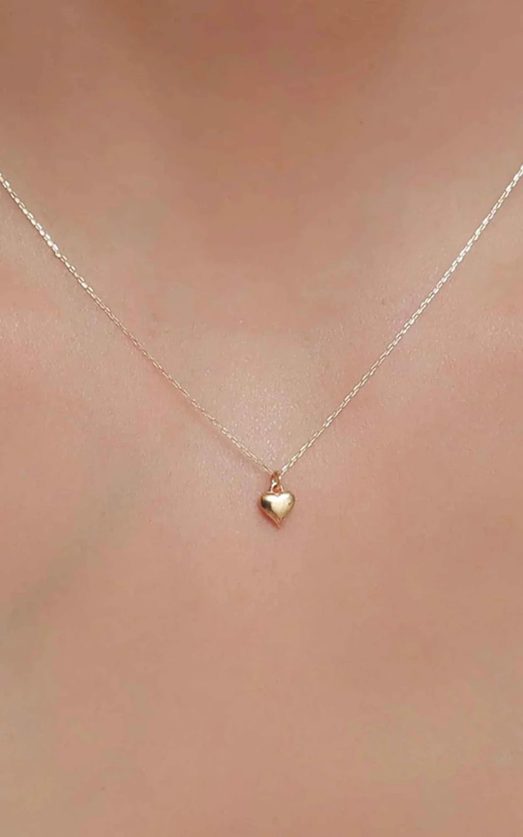 Mini Solid Heart Necklace