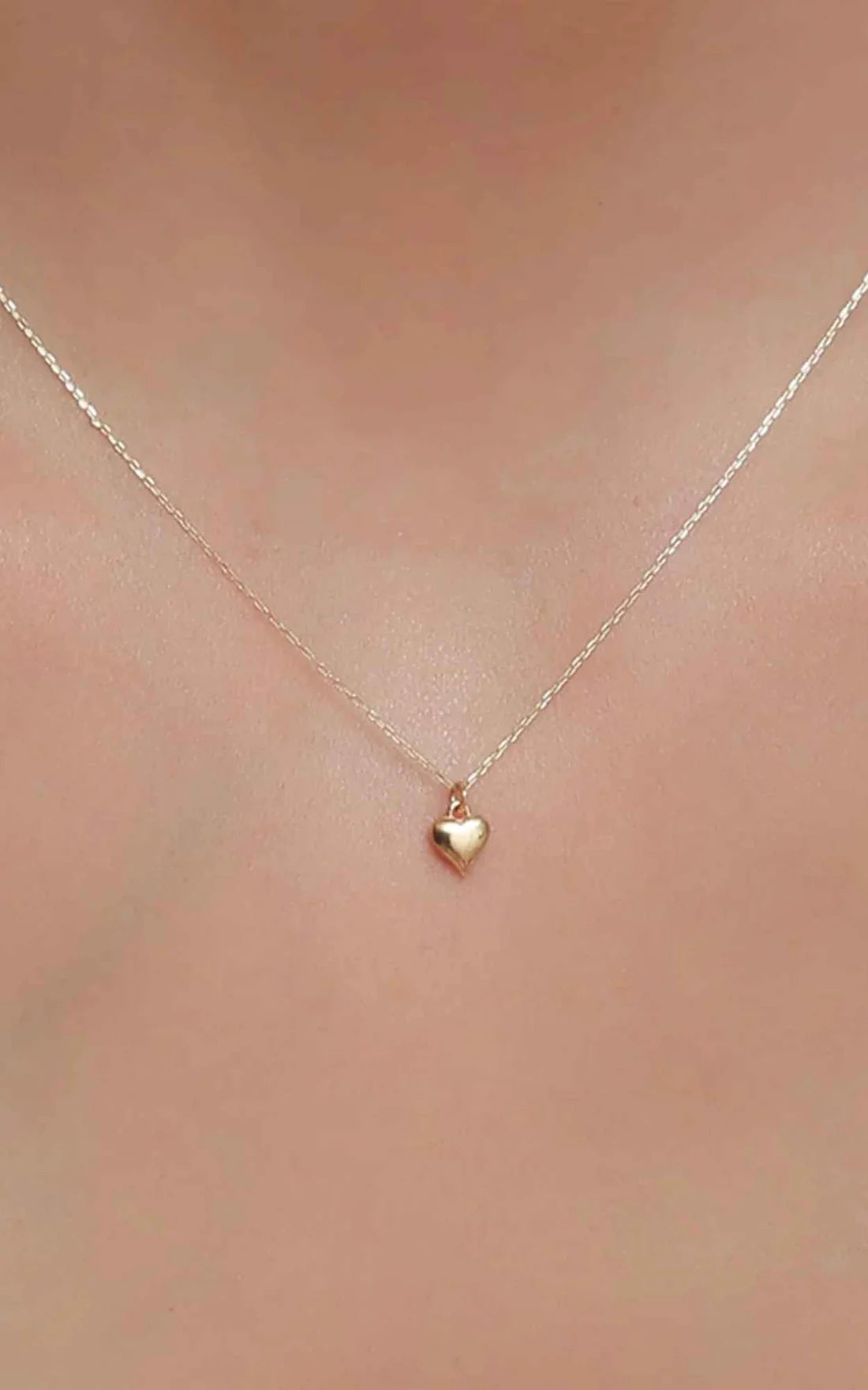 Mini Solid Heart Necklace