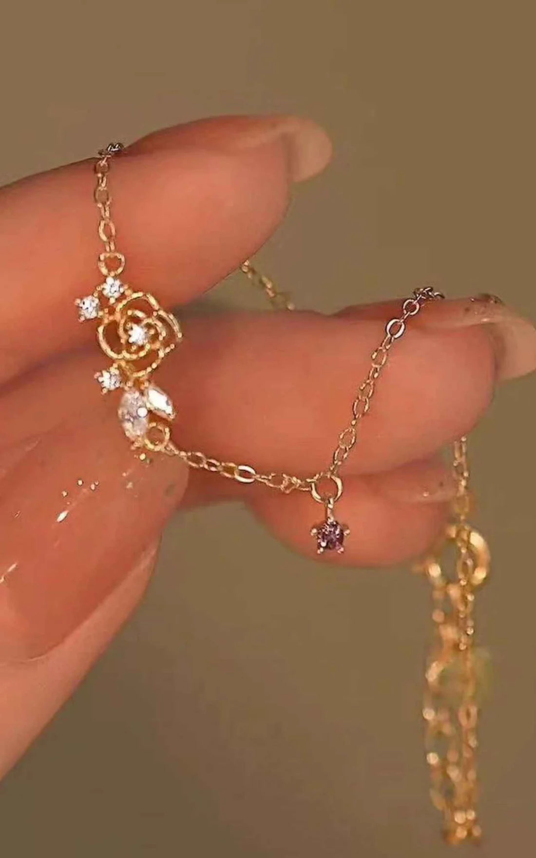 Rose Marquise Bracelet