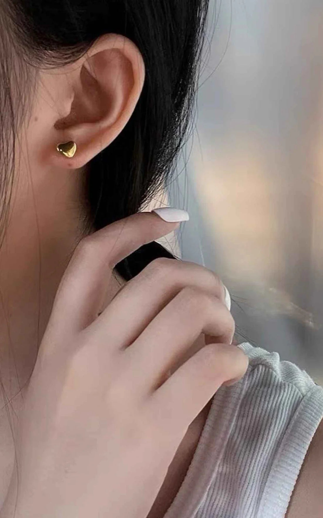 Solid Heart Earrings