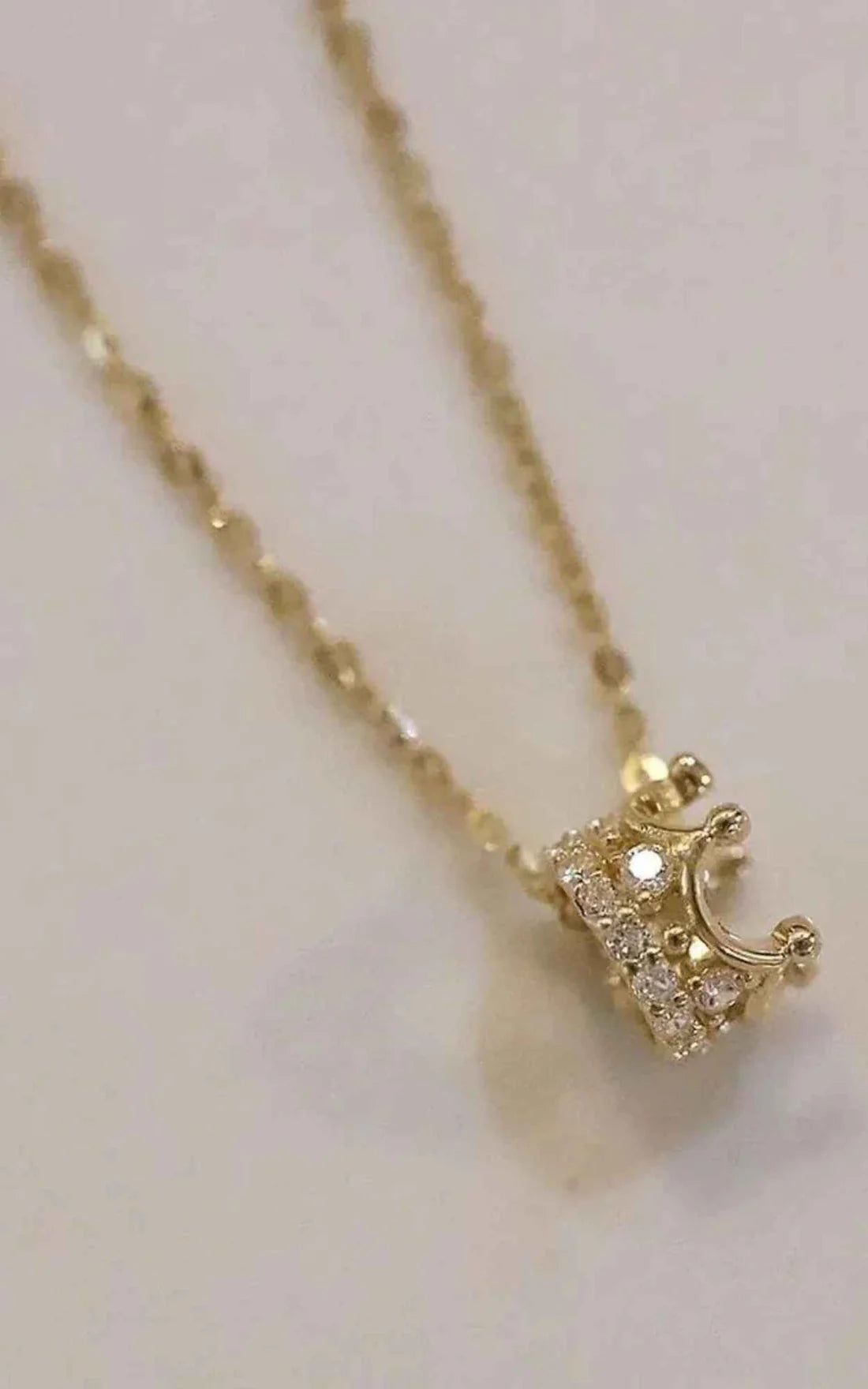 Diamond Crown Necklace