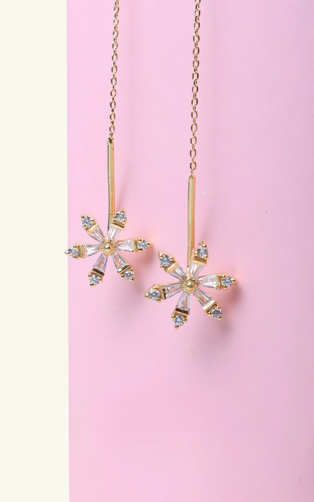 Flower Chain Earring