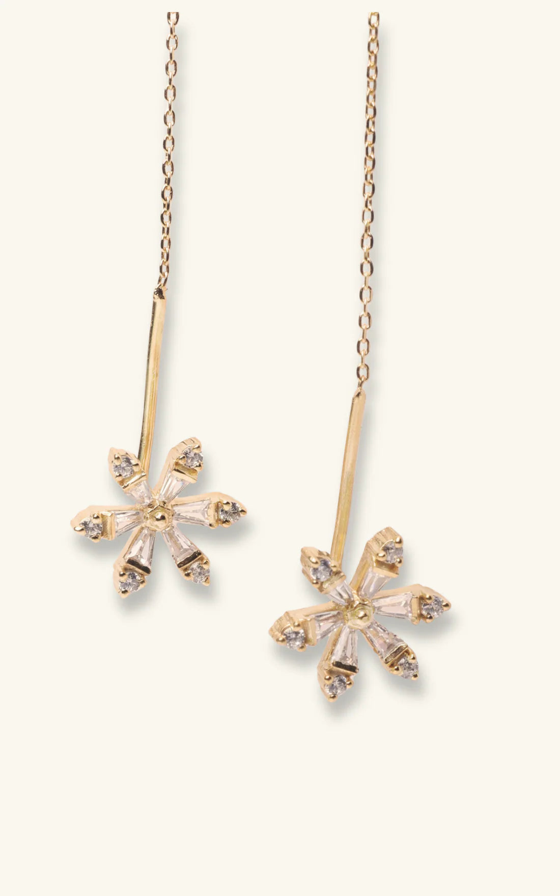 Flower Chain Earring