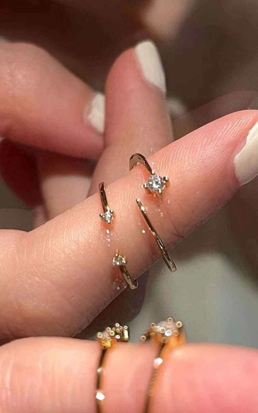 Stack of 2 Minimalist Ring