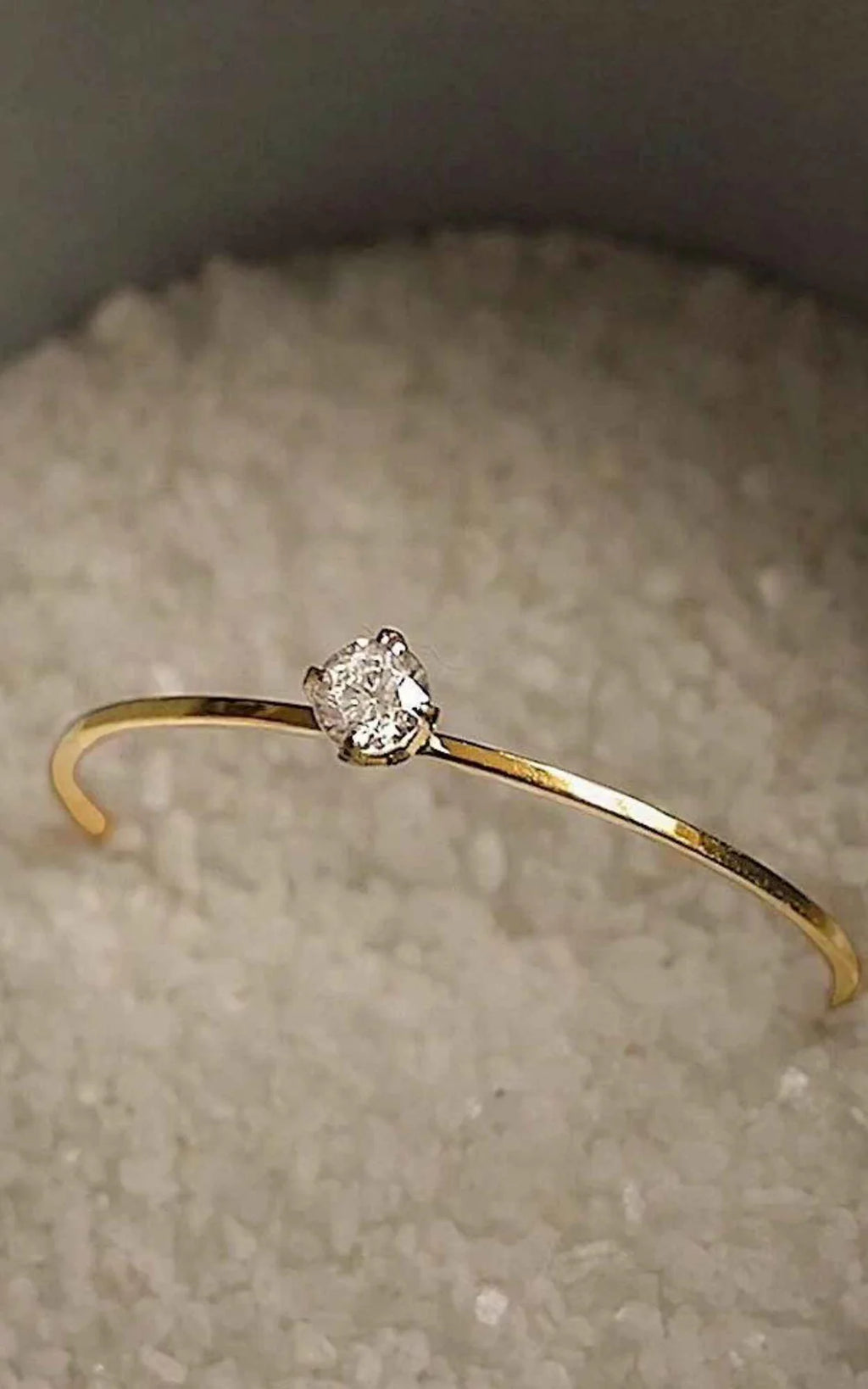 Dainty Solitaire Ring