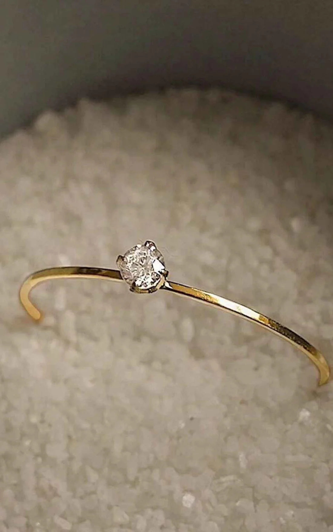 Dainty Solitaire Ring